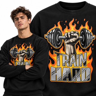 BLUZA  NA SIŁOWNIĘ  TRAIN HARD